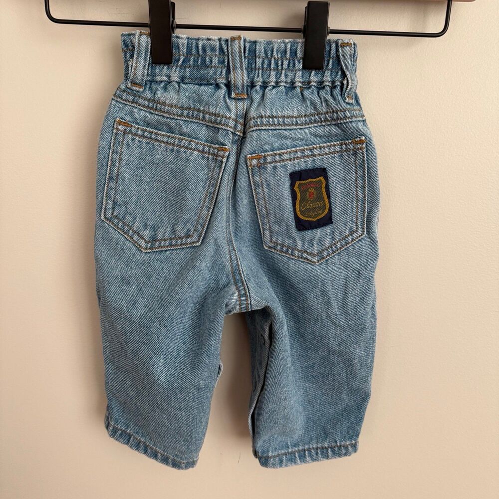 Vintage Gap 3-6mo Denim Jeans GUC Light Wash